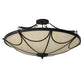 2nd Ave Lighting Carousel 48" Semi-Flushmount in Timeless Bronze Finish