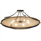 2nd Ave Lighting Carousel 48" Semi-Flushmount in Timeless Bronze Finish