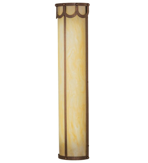 2nd Ave Lighting Carousel 8" Wall Sconce in Antique Rust Finish