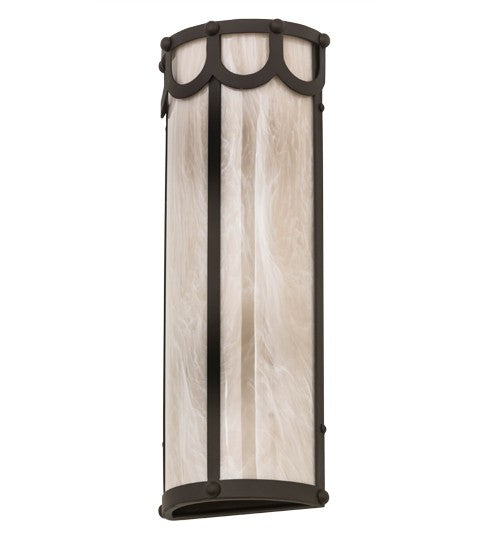 2nd Ave Lighting Carousel 8" Wall Sconce in Oil Rubbed Bronze Finish