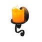 2nd Ave Lighting Carpathian 5.5" Wide Wall Sconce in Wrought Iron Finish