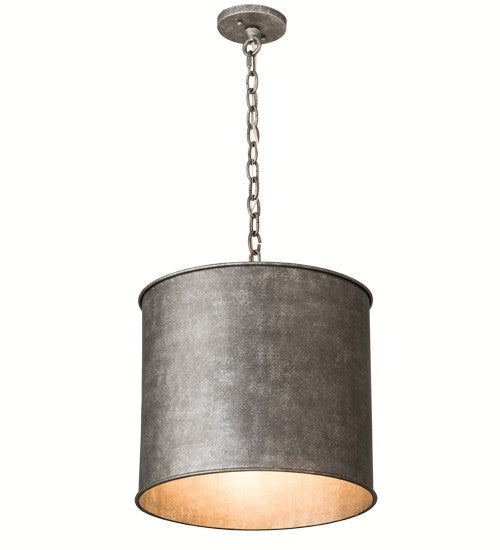 2nd Ave Lighting Carson 16" Pendant With Galvanized Finish