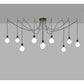 2nd Ave Lighting Castiliolite 120" Wide 10 LT Pendant in Rokusho Finish