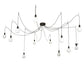 2nd Ave Lighting Castiliolite 120" Wide 12 Light Pendant in Oil Rubbed Bronze Finish