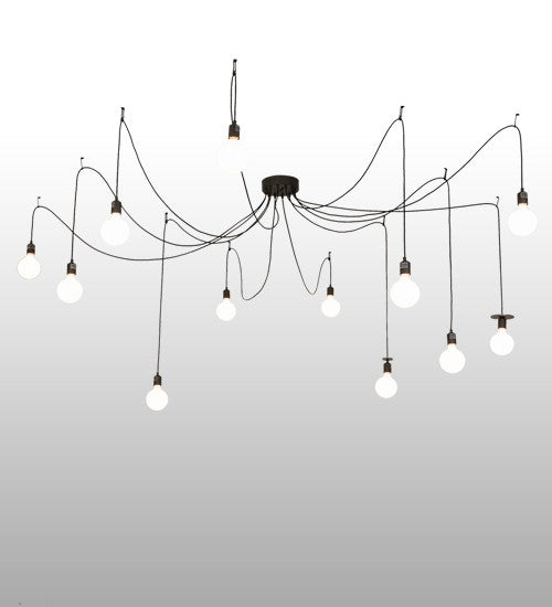 2nd Ave Lighting Castiliolite 120" Wide 12 Light Pendant in Oil Rubbed Bronze Finish