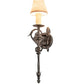 2nd Ave Lighting Catherine 7.5" Wide Wall Sconce in Chestnut Finish