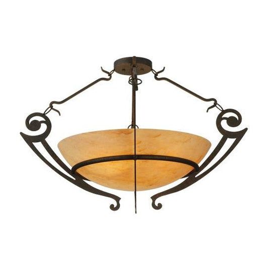 2nd Ave Lighting Ceres 36" Semi-Flushmount in Gilded Tobacco Finish