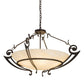 2nd Ave Lighting Ceres 42" Inverted Pendant in Gilded Tobacco Finish