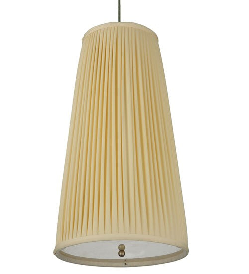 2nd Ave Lighting Channell 13" Wide Pendant in Chrome Finish