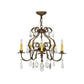 2nd Ave Lighting Chantilly 24" Wide 5 LT Chandelier in Pompeii Gold