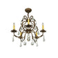 2nd Ave Lighting Chantilly 24" Wide 5 LT Chandelier in Pompeii Gold