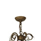 2nd Ave Lighting Chantilly 24" Wide 5 LT Chandelier in Pompeii Gold