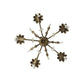2nd Ave Lighting Chantilly 24" Wide 5 LT Chandelier in Pompeii Gold