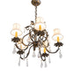 2nd Ave Lighting Chantilly 25" Wide 5 LT Chandelier in French Bronze Finish