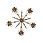 2nd Ave Lighting Chantilly 25" Wide 5 LT Chandelier in French Bronze Finish