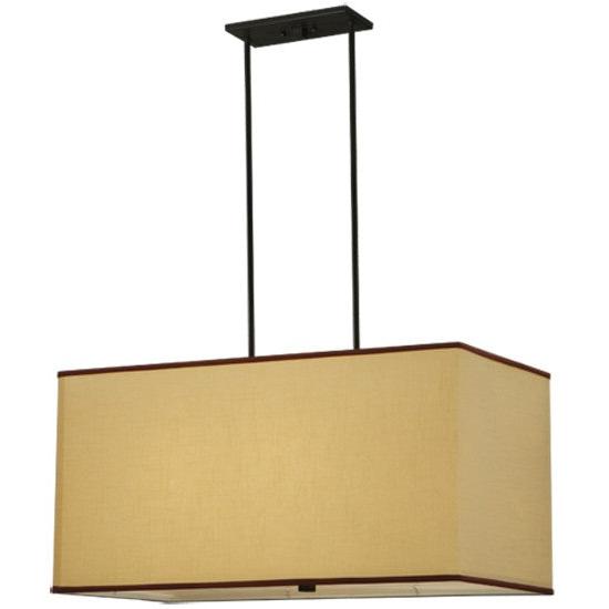 2nd Ave Lighting Charisma 34" Long Oblong Pendant in Timeless Bronze Finish