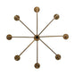 2nd Ave Lighting Cheal 36" Wide 8 Lt Chandelier in Antique Brass Matte Finish