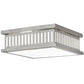 2nd Ave Lighting Chisolm Passage 10" Flushmount in Polished Nickel Finish