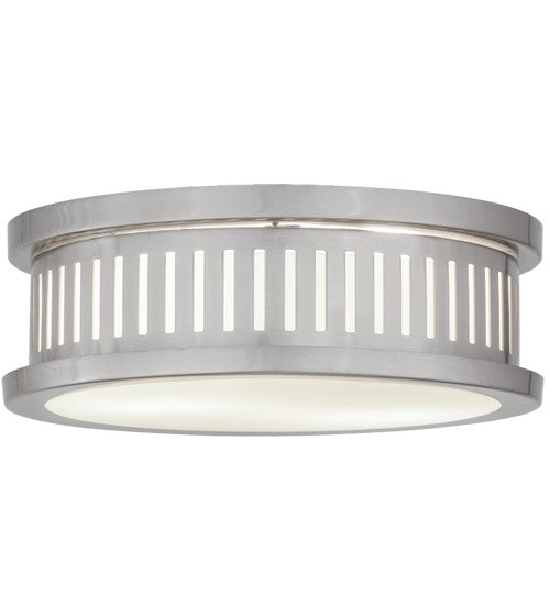 2nd Ave Lighting Chisolm Passage 11" Flushmount in Satin Nickel Finish