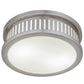 2nd Ave Lighting Chisolm Passage 11" Flushmount in Satin Nickel Finish