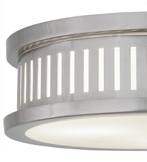 2nd Ave Lighting Chisolm Passage 11" Flushmount in Satin Nickel Finish