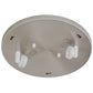 2nd Ave Lighting Chisolm Passage 11" Flushmount in Satin Nickel Finish