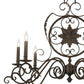 2nd Ave Lighting Christabel 36" Long 6 LT Oblong Chandelier in Cajun Spice Finish