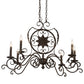 2nd Ave Lighting Christabel 36" Long 6 LT Oblong Chandelier in Cajun Spice Finish