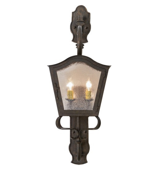 2nd Ave Lighting Christian 12" Lantern Wall Sconce in Gilded Tobacco Finish