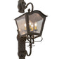 2nd Ave Lighting Christian 12" Lantern Wall Sconce in Gilded Tobacco Finish