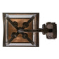 2nd Ave Lighting Christian 12" Lantern Wall Sconce in Gilded Tobacco Finish