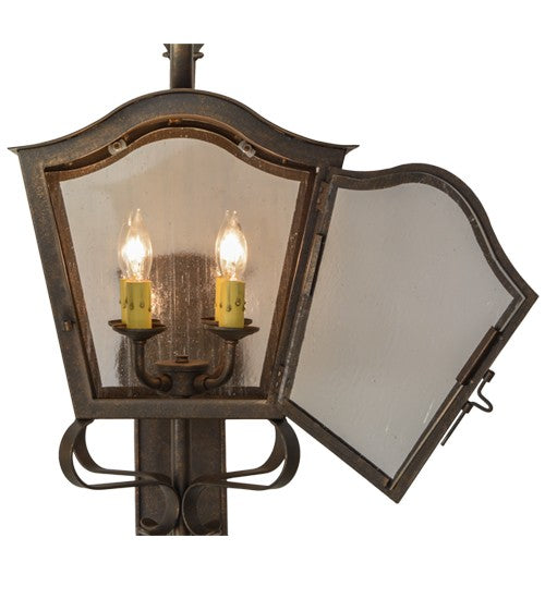 2nd Ave Lighting Christian 12" Lantern Wall Sconce in Gilded Tobacco Finish