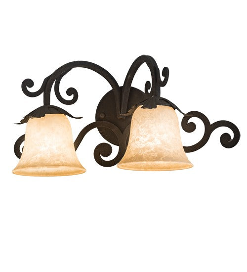 2nd Ave Lighting Christiana 20" Wide 2 Light Wall Sconce in Distressed Chestnut Finish