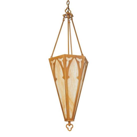2nd Ave Lighting Church 14" Inverted Pendant In Sahara Gold Finish