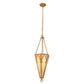 2nd Ave Lighting Church 14" Inverted Pendant In Sahara Gold Finish