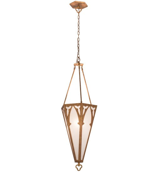 2nd Ave Lighting Church 14" Inverted Pendant in Autumn Leaf Finish