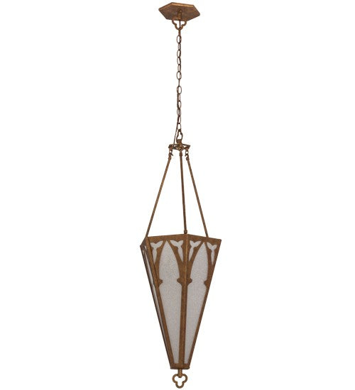 2nd Ave Lighting Church 14" Inverted Pendant in Autumn Leaf Finish
