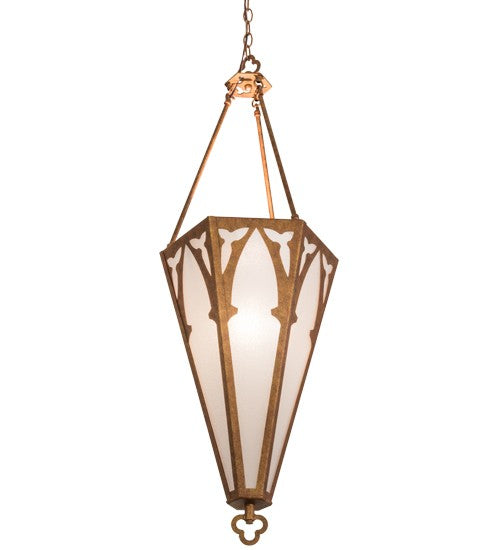 2nd Ave Lighting Church 14" Inverted Pendant in Autumn Leaf Finish