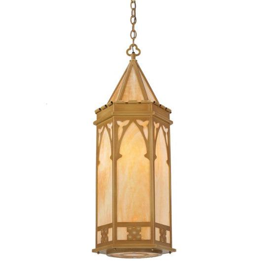 2nd Ave Lighting Church 36” Pendant Light With Bottom Diffuser in Sahara Gold Finish