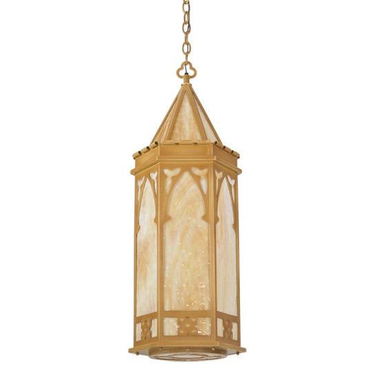 2nd Ave Lighting Church 36” Pendant Light With Bottom Diffuser in Sahara Gold Finish