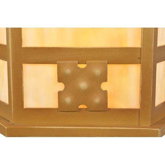 2nd Ave Lighting Church 36” Pendant Light With Bottom Diffuser in Sahara Gold Finish