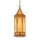 2nd Ave Lighting Church 36” Pendant Light With Bottom Diffuser in Sahara Gold Finish
