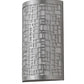 2nd Ave Lighting Cilindro 10" Deco Wall Sconce in Nickel Finish