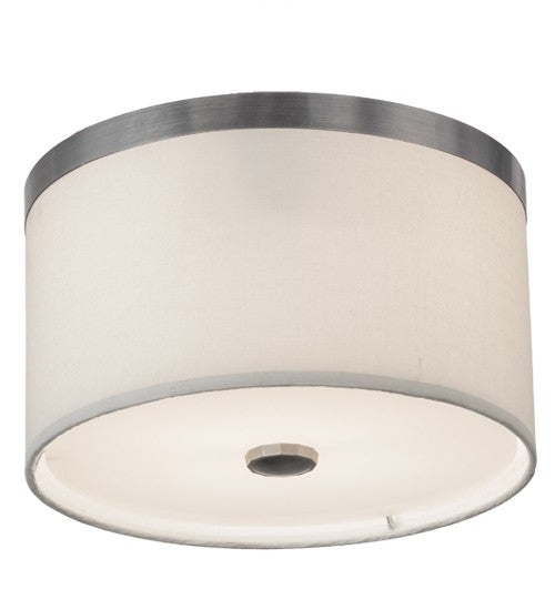 2nd Ave Lighting Cilindro 10" Flushmount in Nickel Finish