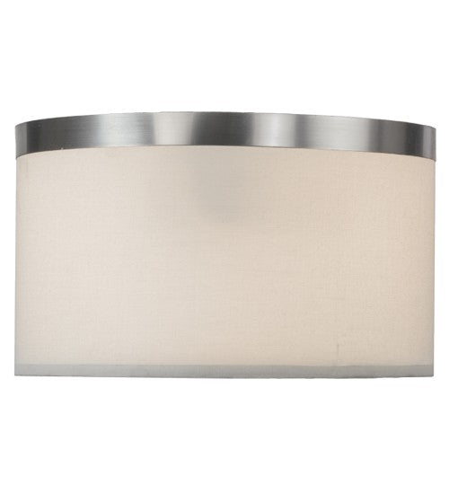 2nd Ave Lighting Cilindro 10" Flushmount in Nickel Finish