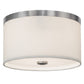 2nd Ave Lighting Cilindro 10" Flushmount in Nickel Finish