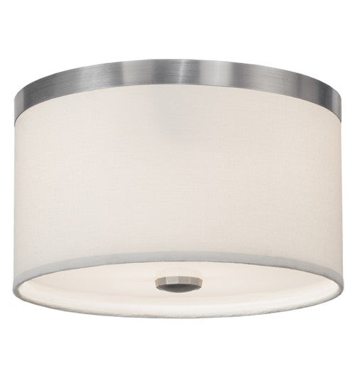 2nd Ave Lighting Cilindro 10" Flushmount in Nickel Finish