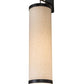 2nd Ave Lighting Cilindro 10" Textrene Hanging Wall Sconce With Gunmetal Finish
