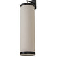 2nd Ave Lighting Cilindro 10" Textrene Hanging Wall Sconce With Gunmetal Finish
