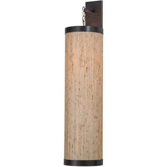 2nd Ave Lighting Cilindro 10" Textrene Hanging Wall Sconce in Timeless Bronze
